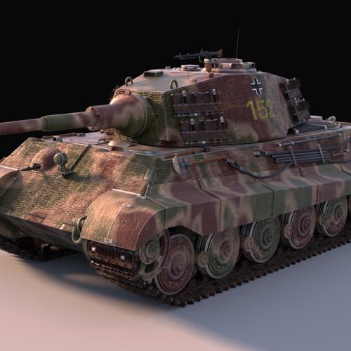 King Tiger heavy tank preview image